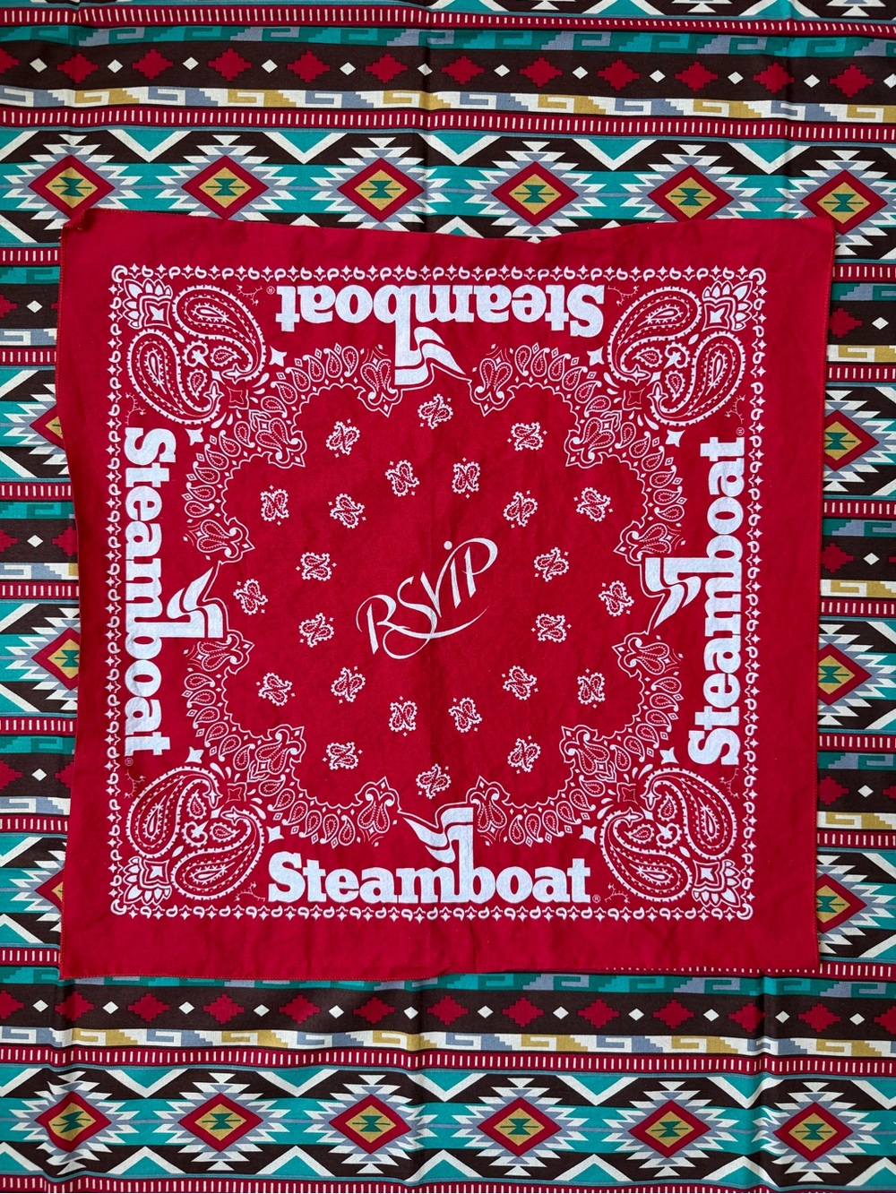 Rare Steamboat Springs CO Wedding RSVP Bandana